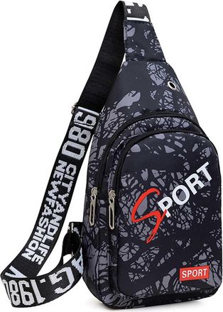 Generic Stylish Unisex Crossbody Messenger Bag for Daily Commuting and Casual Outings with Durable Construction and Spacious Interior Design (Black, One Size)