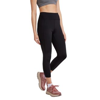 Mountain Warehouse Dames Zwart Hoog Taille 7/8 Leggings (Zwart)