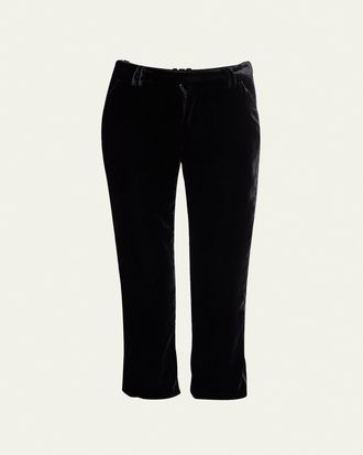 Balmain Velvet Bootcut Pants