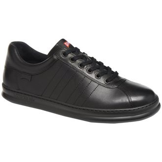 Camper Runner Four K100227 Pigskin Nubuck Mens Low Top Trainers - Black - Size:UK 10