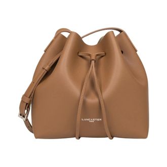 Lancaster Pur & Element City Crossbody Tas - Dames - Tassen - Bruin - Maat: ONE Size Leer