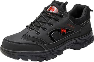 Generic Mens Trainers,Walking Shoes Mens Lightweight Orthopedic Non-Slip Trekking & Hiking Footwear with Thick Sole Protection Comfortable Outdoor Climbing Ca