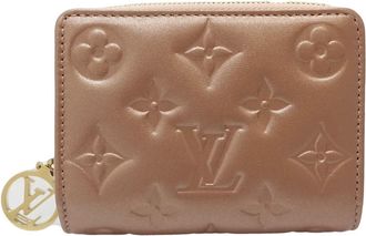 Louis Vuitton Rose Gold Leather Wallet (Bi-Fold) (Pre-Owned)