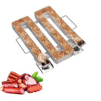 OEM Generador De Humo Fr&iacute;o De 5 A 20 Horas - Acero Inoxidable 304 - Ahumador De Pellets Para Salm&oacute;n Y Carne - Incluye: Cepillo Y Ganchos - Crezuo