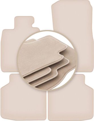 OEM Alfombrillas Beige Premium Para Bmw 7 F02 Long 2008-2015