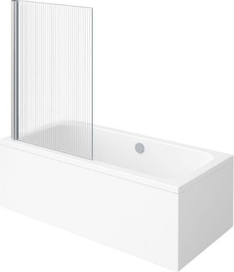 Villeroy & Boch Ba&ntilde;era Recta Villeroy & Boch Architectura Acr&iacute;lica 170 X 80 Cm + Mampara De Ba&ntilde;era Izquierda Aurys Raywall Cromada