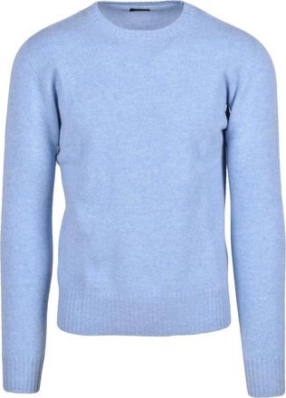 Retois Merino Wool Crewneck Pullover with Ribbed Detailing