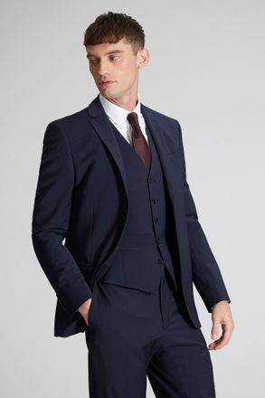 Ted Baker Premium Navy Panama Slim Suit Jacket