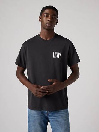 Levi's Relaxed Fit Graphic T Shirt - Mens - 2XL - Black