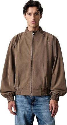 Rains Giacca Bomber Tech Woven - - Jackets - Uomo - Marrone - XL