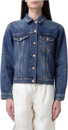 Emporio Armani Denim Jacket - - Jackets - Donna - Blu - M