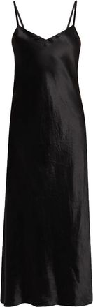 Vince Satin V-Neck Slip Dress