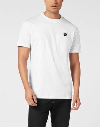 Philipp Plein Round Neck T-Shirt Hexagon Men in White at Nordstrom, Size Xxx-Large