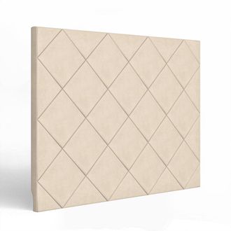 Colch&oacute;n Morfeo Cabecero beige con estilo envolvente - cama 140 cm - 150x125 cm