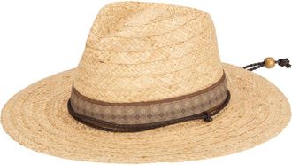San Diego Hat Company Raffia Lifeguard Fedora in Natural at Nordstrom Rack
