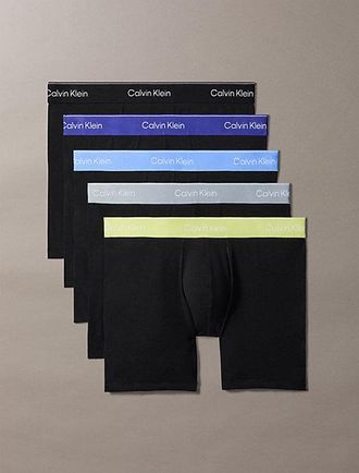 Calvin Klein 5 Pack Boxer Briefs - Icon Cotton Stretch
