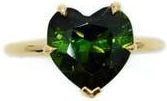 Fry Powers Heart Ring in Green Tourmaline at Nordstrom, Size 5