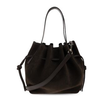 Yuzefi Scallop Mini Tote - Dames - Handtassen - Bruin - ONE Size - Leer - Tassen