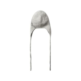 Roa Berretto Bonnet in Mohair con Logo - - Sport - unisex - Bianco - ONE SIZE