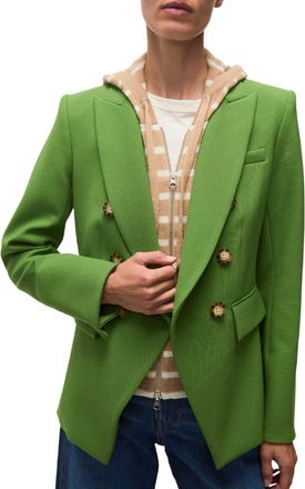 Veronica Beard Cashmere Hoodie Dickey Insert In Sand/ivory