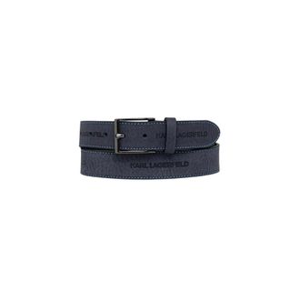 Karl Lagerfeld Heren, Accessoires, Blauw, Maat: 100 CM Leer