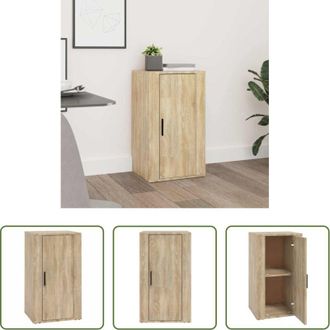 vidaXL Credenza Rovere Sonoma - Credenza Rovere Sonoma 40x33x70 cm in Legno Multistrato