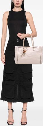 Gucci Pre-owned Womens Bamboo Shopper Tote Bag - Ivory Leather - One Size