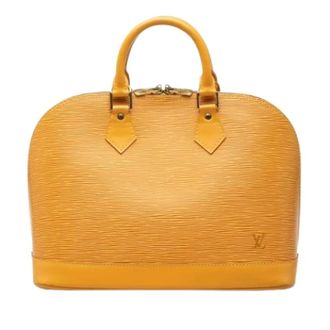 Louis Vuitton Pre-owned Alma PM - Dames - Pre-owned - Geel - Maat: ONE Size Leer