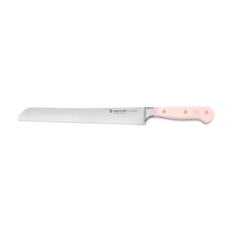 W&uuml;sthof Classic 9-Inch Double Serrated Bread Knife, Pink Sea Salt