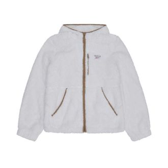 Reebok Dames Double Monkey Fleece Jacket (Cr&egrave;me)