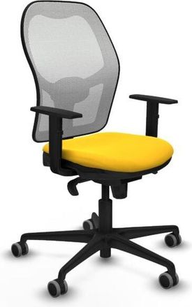 Piqueras y Crespo Piqueras Y Crespo - Jorquera sincro malla blanca similpiel amarillo brazos 1D base nailon ruedas 65mm engomada