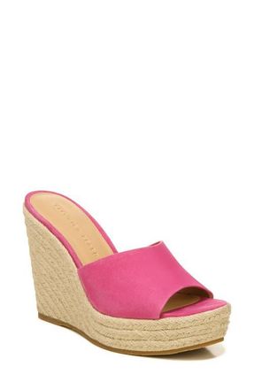 Veronica Beard Dali Espadrille Wedge Sandal in Hot Pink at Nordstrom, Size 5.5