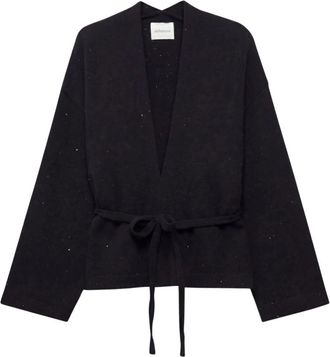 Alchemist Sofia Cardigan - Dames - Vesten - Zwart - L - Denim - Truien & Vesten