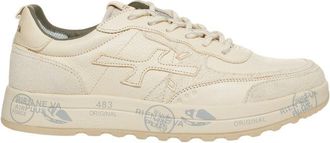 Premiata Low-Top Sneakers With Distinctive Logo And Rubber Sole