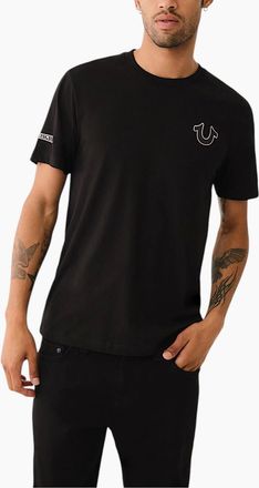 True Religion Mens True Religion 7000034 Mens T Shirts - Black - Size: 38