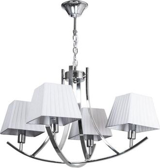 Fabrilamp Lámpara de Techo indiana 4xE14 Blanco/Cromo