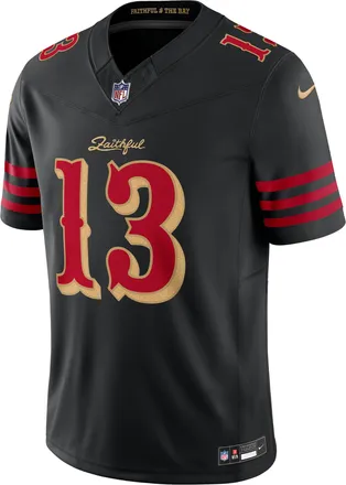 Nike Brock Purdy San Francisco 49ers Rivalries Collection Nike Mens Dri-FIT NFL Limited Jersey in Black | 31NM0G5Z9BF-YF5