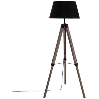 Atmosphera L&aacute;mpara De Pie De Runo Negro - Atmosphera
