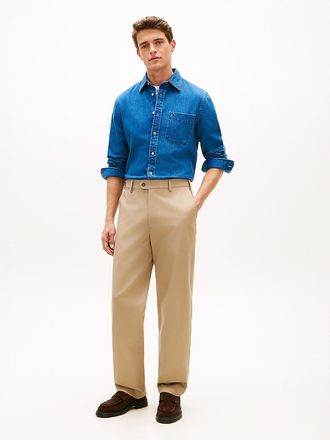 Tommy Hilfiger Mens Relaxed Twill Pant - Coastal Taupe - 28W x 34L