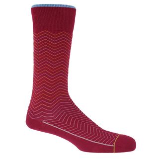 Peper Harow Oblique Mens Socks - Red