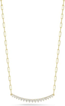 Glaze Jewelry Sterling Silver Wide Bar Necklace