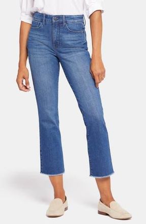 NYDJ High Waist Fray Ankle Crop Slim Bootcut Jeans in Desire at Nordstrom Rack, Size 12