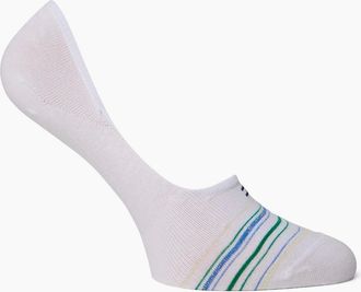 Tommy Hilfiger Womens Ribbed Liner No Show Socks - White - Size: 4/4.5/5/2.5/3/3.5
