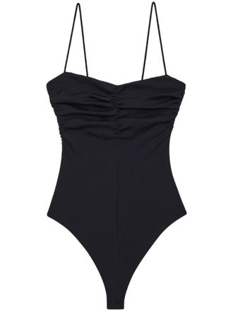 Anine Bing Lera ribbed bodysuit - Black
