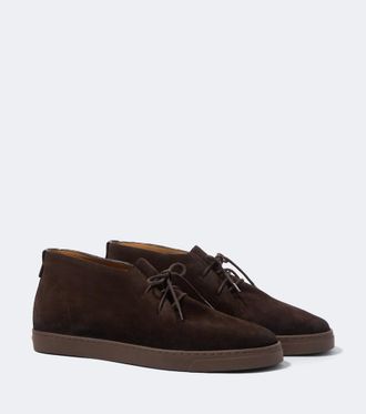 Giorgio Armani Botas desert de ante