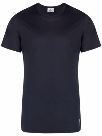 Vivienne Westwood short sleeved logo-patch T-shirt - Blue