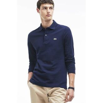 Lacoste slim polo donkerblauw