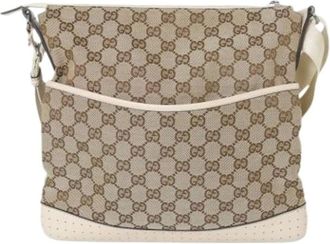 Gucci Borsa a tracolla in tela GG Pre-owned - - Pre-owned - Donna - Beige - ONE SIZE