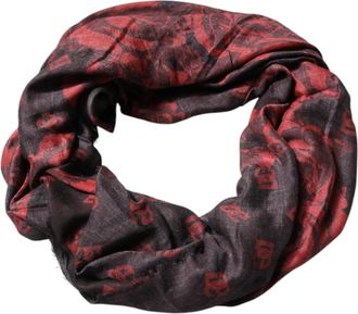 Dolce & Gabbana Winter Scarves, female, Multicolor, Size: ONE SIZE Floral Modal Wrap Shawl Scarf