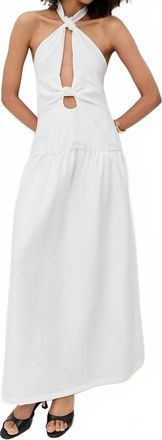 4th & Reckless Leona Maxi Dress In Off White